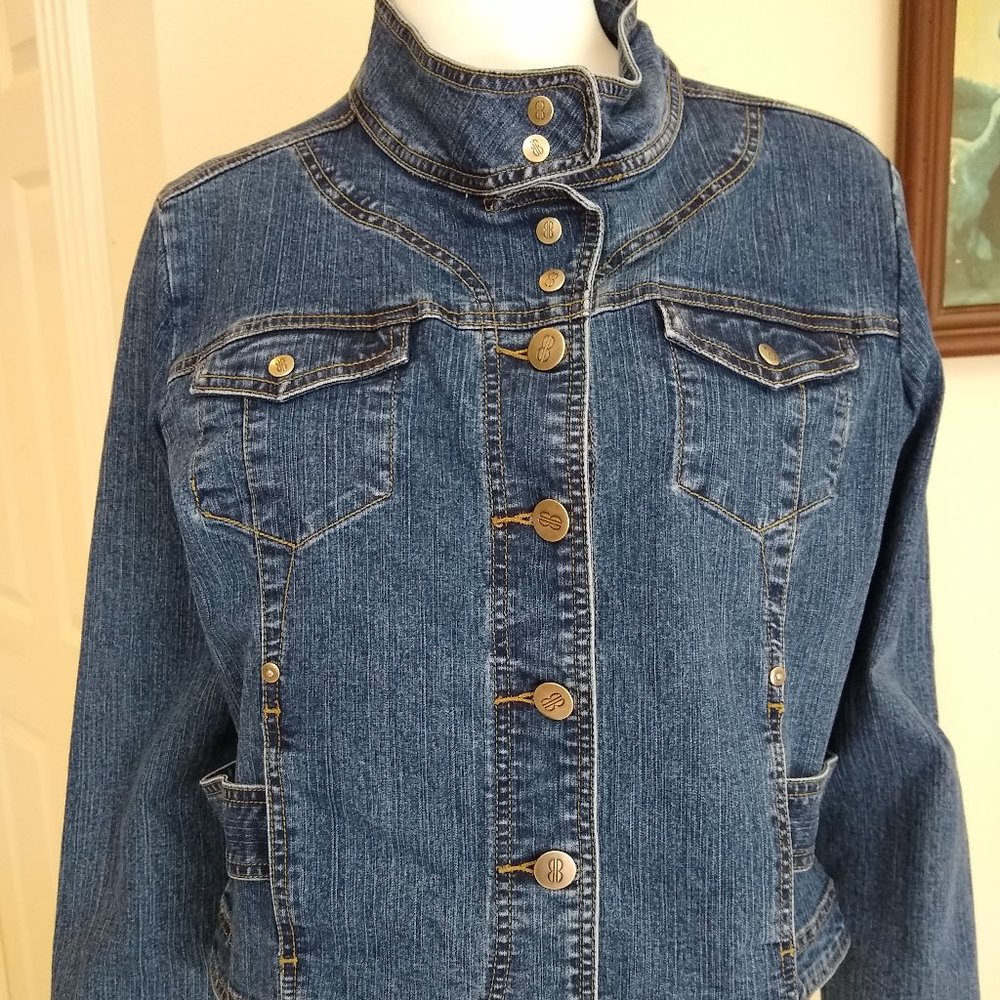 Vintage Bill Blass jeans jacket, 1990s, PXL